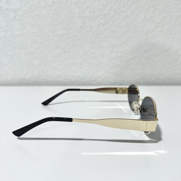 Sojos Retro Woman’s Oval Trendy Gold Sunglasses UV400 - Picture 4 of 8